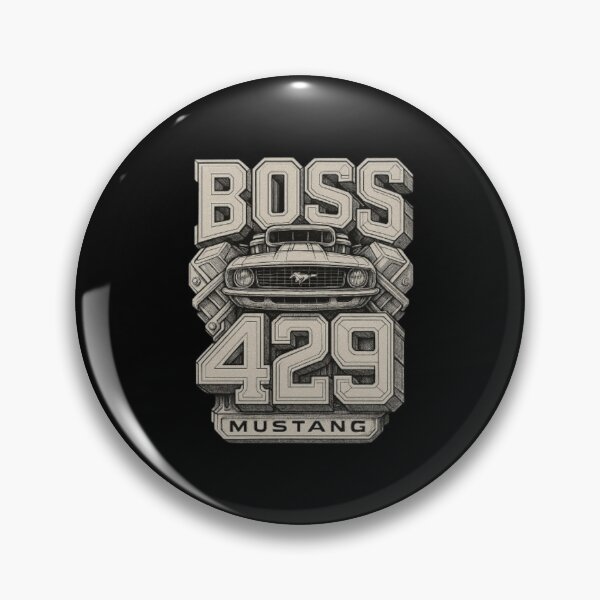 Item preview, Ford Mustang Boss 429 Design, Boss 429 Shirt, Classic American Muscle Car, Big Block V8, Ford Performance, Pony Car, Collector Car, Vintage Muscle Graphic designed and sold by Typologystudios.