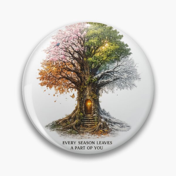 Item preview, Every Season Leaves a Part of You | Four Seasons Tree Fantasy Art designed and sold by Norique_7.