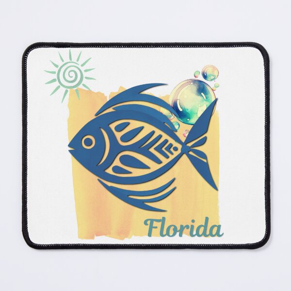 Item preview, Florida Tropical Fish Watercolor Beach Design designed and sold by DonnaRaine.