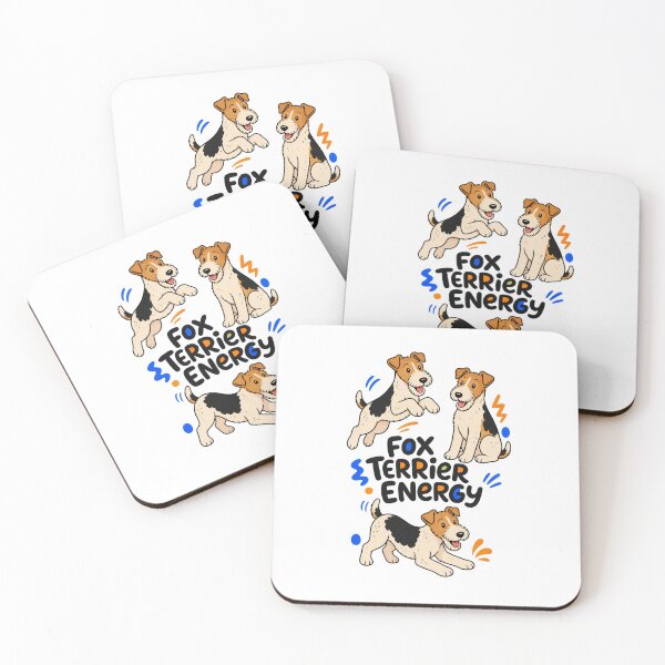 Item preview, Smooth Fox Terrier Art | Playful Terrier Dog Illustration designed and sold by AMICO77.