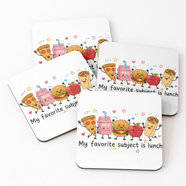Item preview, My Favorite Subject Is Lunch Cute School Lunch Food designed and sold by VGAfanatic.