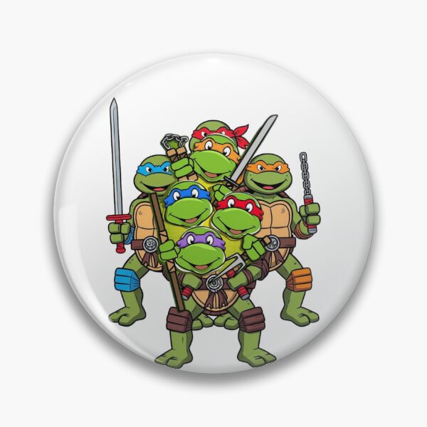 Item preview, Four Mutated Martial Artist Turtles Stacking and Posing designed and sold by Snowdog-Art.