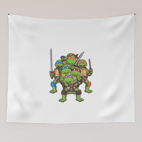 Item preview, Four Mutated Martial Artist Turtles Stacking and Posing designed and sold by Snowdog-Art.