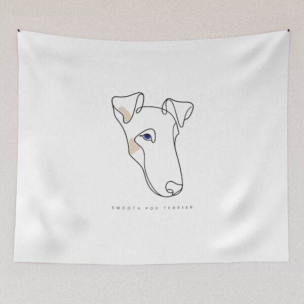 Item preview, Smooth Fox Terrier Art | Playful Terrier Dog Illustration designed and sold by AMICO77.