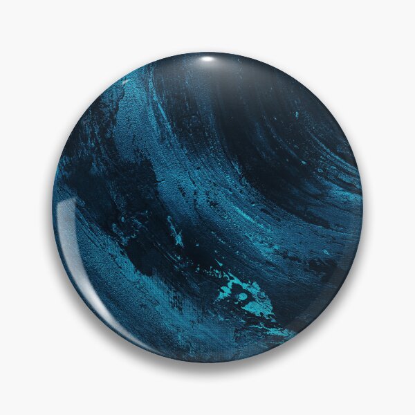 Item preview, Deep Blue Vortex – Dark Abstract Ocean Swirl Painting designed and sold by BuckaBaby.