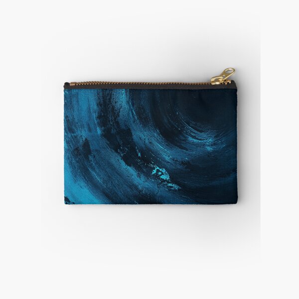Item preview, Deep Blue Vortex – Dark Abstract Ocean Swirl Painting designed and sold by BuckaBaby.