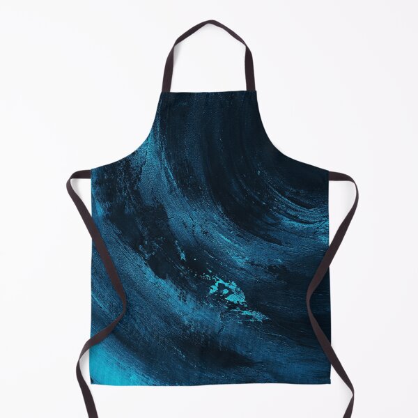 Item preview, Deep Blue Vortex – Dark Abstract Ocean Swirl Painting designed and sold by BuckaBaby.