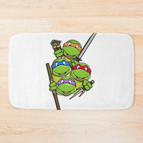 Item preview, Four Masked Reptile Brothers Peeking and Holding Weapons designed and sold by Snowdog-Art.