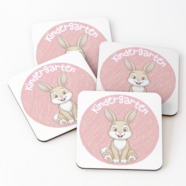 Item preview, Kindergarten Bunny Cute Woodland Animal Back to School Teacher Student Cartoon Gift designed and sold by MaxMeadowsTees.