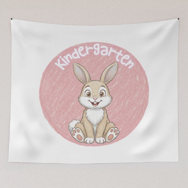 Item preview, Kindergarten Bunny Cute Woodland Animal Back to School Teacher Student Cartoon Gift designed and sold by MaxMeadowsTees.