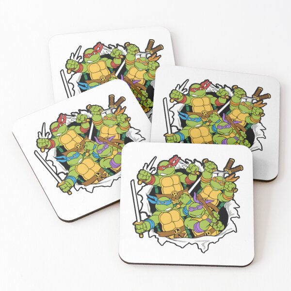 Item preview, Four Martial Arts Heroes Bursting Through Wall Effect designed and sold by Snowdog-Art.
