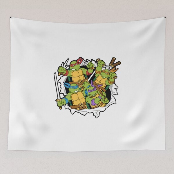 Item preview, Four Martial Arts Heroes Bursting Through Wall Effect designed and sold by Snowdog-Art.