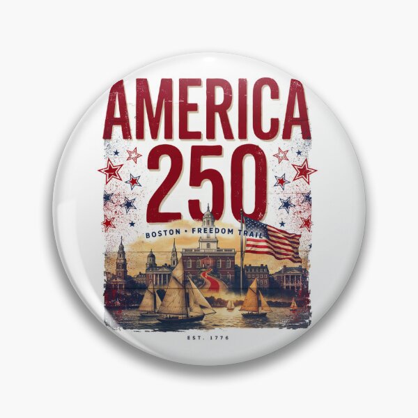 Item preview, America 250 Boston Freedom Trail T-Shirt | Patriotic 1776-2026 Semiquincentennial Skyline Tee v4 designed and sold by DarylWelsh2024.