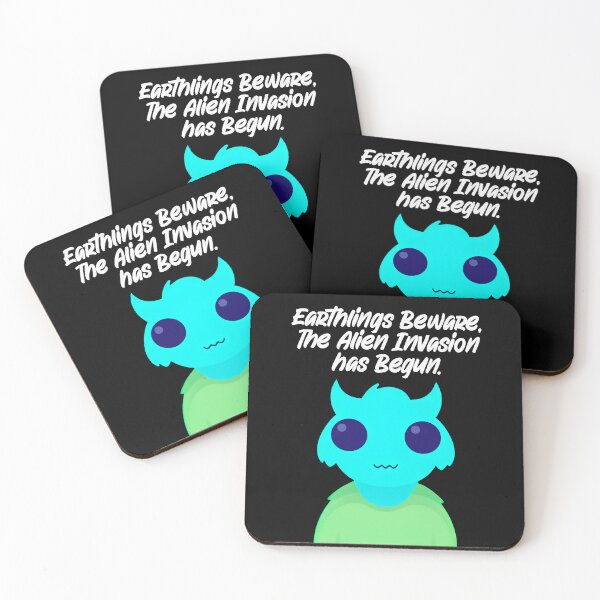 Item preview, Earthlings beware, the alien invasion has begun designed and sold by elcarnero.