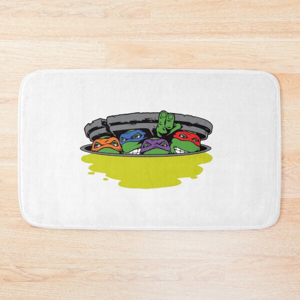 Item preview, Four Masked Brothers Peeking Out of Sewer Manhole Cover designed and sold by Snowdog-Art.