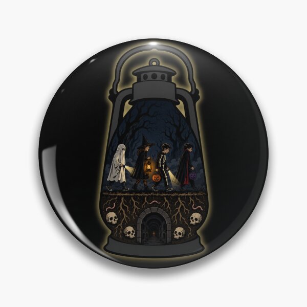 Item preview, Trick Or Treat Kids Lantern Shape Halloween Illustration designed and sold by GibasVisuals.