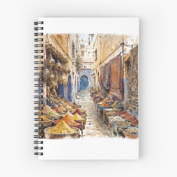 Item preview, Moroccan Old Medina – Watercolor Art designed and sold by simo222.
