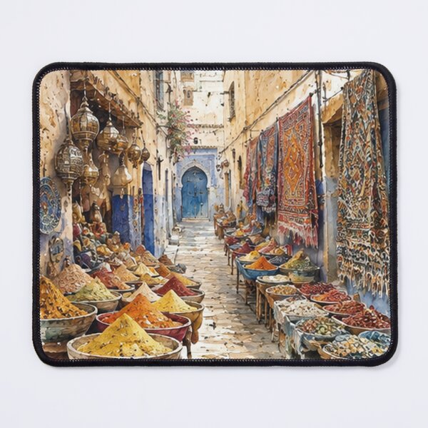Item preview, Moroccan Old Medina – Watercolor Art designed and sold by simo222.