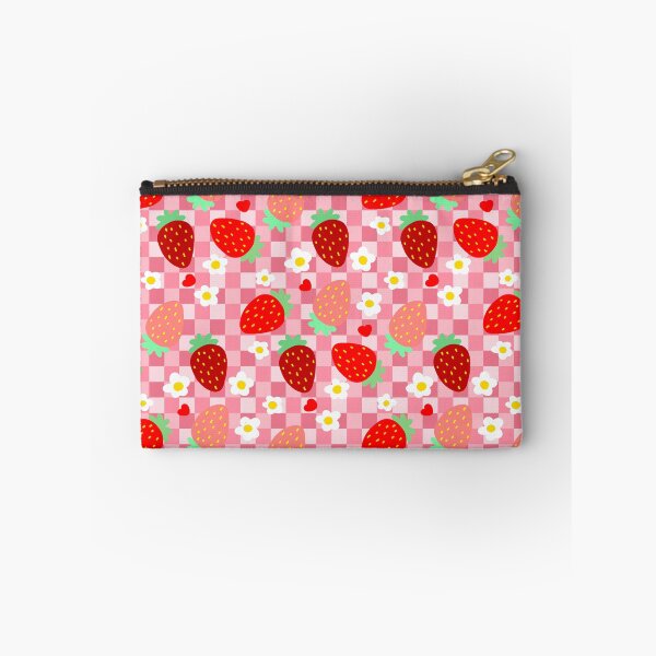 Item preview, Strawberry Daisy Picnic Checkerboard designed and sold by CI Creative Design LLC.