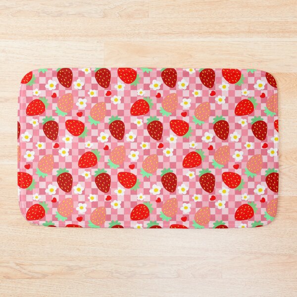 Item preview, Strawberry Daisy Picnic Checkerboard designed and sold by CI Creative Design LLC.