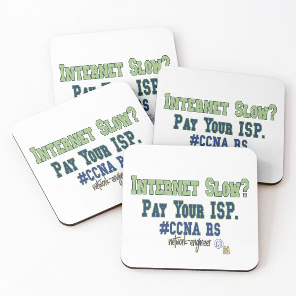 Item preview, Internet Slow ? Pay Your ISP. CCNA RS - Network-Engineer- DA designed and sold by DesignArtist.ia.