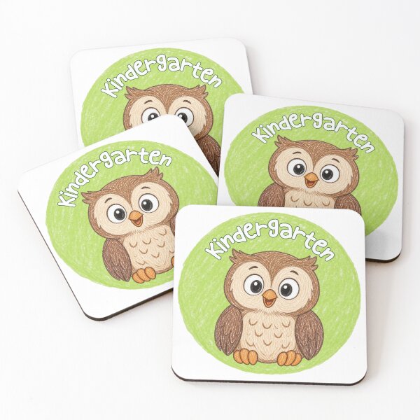 Item preview, Kindergarten Owl  Cute Woodland Animal Back to School Teacher Student Cartoon Gift designed and sold by MaxMeadowsTees.