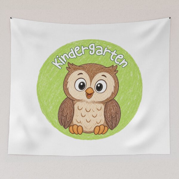 Item preview, Kindergarten Owl  Cute Woodland Animal Back to School Teacher Student Cartoon Gift designed and sold by MaxMeadowsTees.