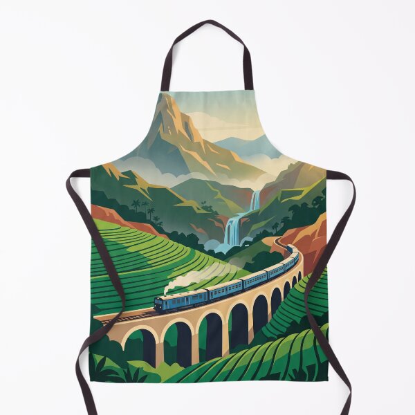 Item preview, Ella Sri Lanka Vintage Travel Poster – Nine Arch Bridge Train Retro Art designed and sold by Bomax121.