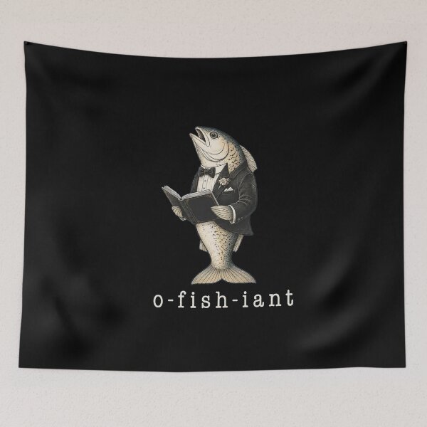 Item preview, O-Fish-Iant - Funny Fishing Wedding designed and sold by Gbriel3.