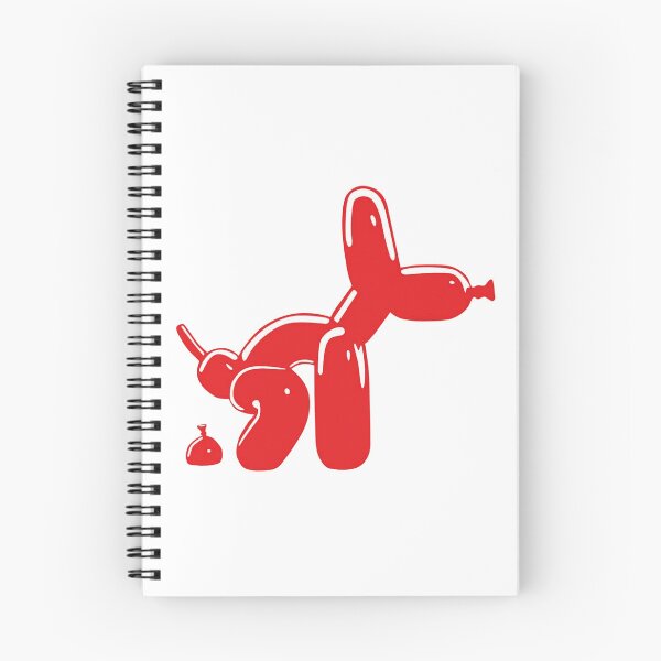 Item preview, Colorful Balloon Dog Pop Art: Aesthetic Balloon Animal Silhouette and Modern Sculptures Fan Art designed and sold by benja-08.