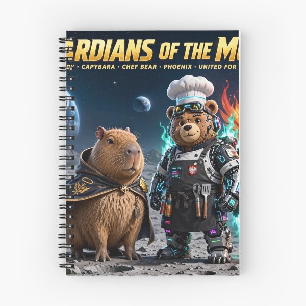 Item preview, AnimalVersum - Guardians of the Moon Sci-Fi Squad - Teddy, Capybara, Chef Bear, Phoenix designed and sold by SDKENERGY.