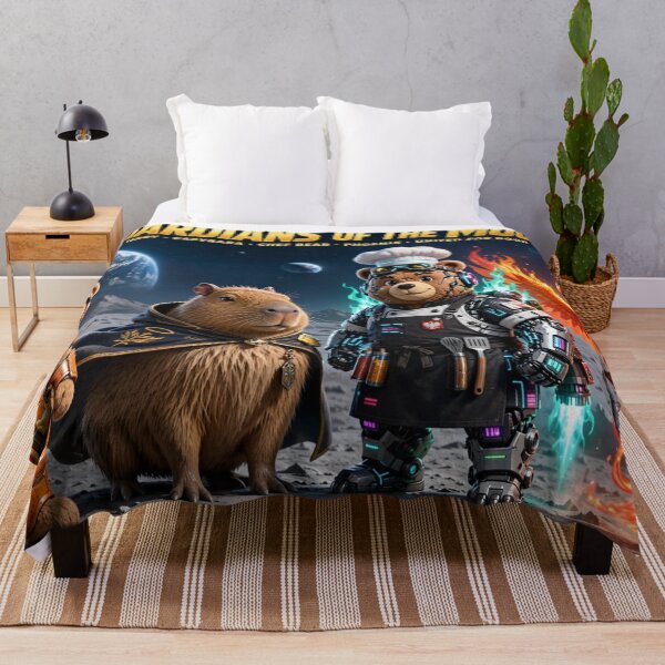 Item preview, AnimalVersum - Guardians of the Moon Sci-Fi Squad - Teddy, Capybara, Chef Bear, Phoenix designed and sold by SDKENERGY.