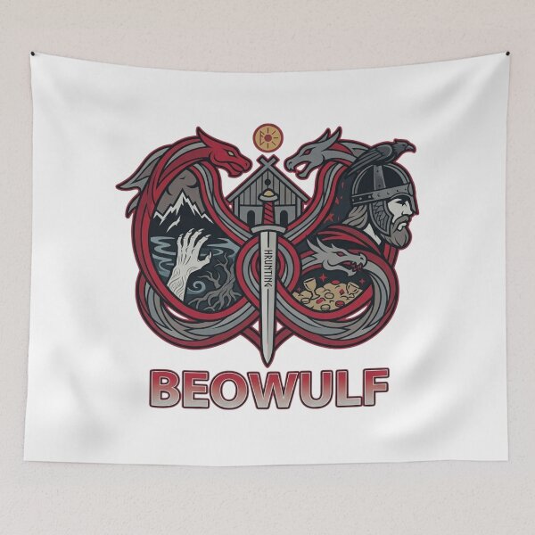 Item preview, Minimalist Beowulf designed and sold by Einkco.