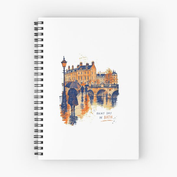 Item preview, Bath England Travel Art | Georgian Architecture Illustration designed and sold by AMICO77.