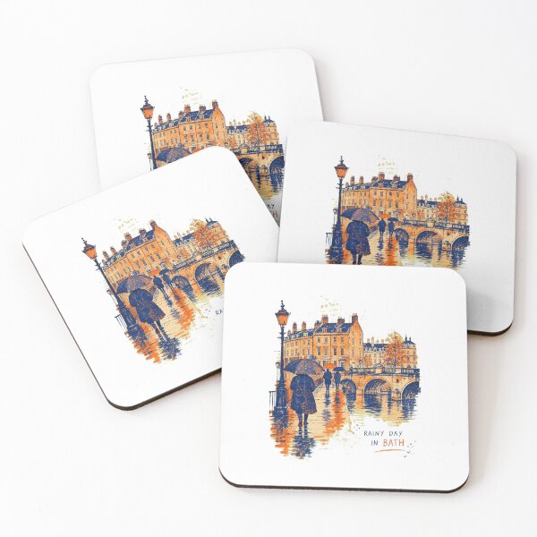 Item preview, Bath England Travel Art | Georgian Architecture Illustration designed and sold by AMICO77.
