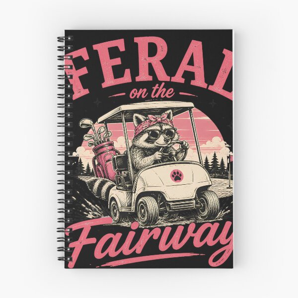 Item preview, Feral On The Fairway Funny Golf Raccoon Cart Humor designed and sold by VGAfanatic.