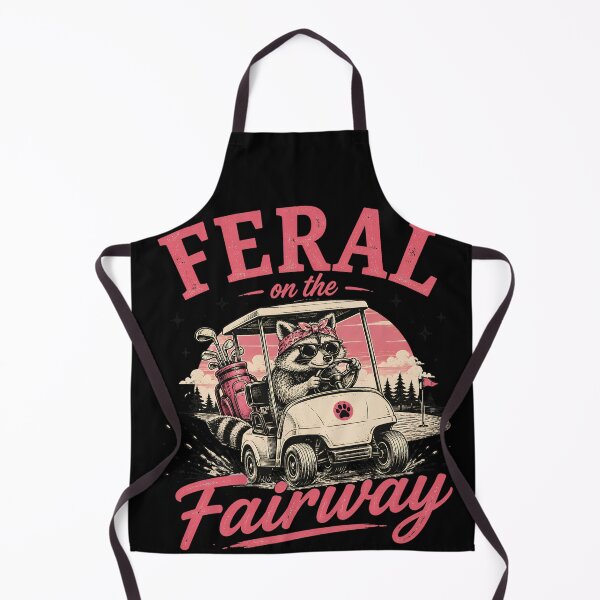 Item preview, Feral On The Fairway Funny Golf Raccoon Cart Humor designed and sold by VGAfanatic.
