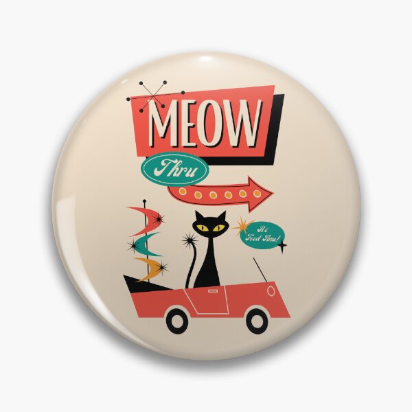 Item preview, Mid Century Modern Atomic Cat Drive Thru  designed and sold by Volt Junkies.