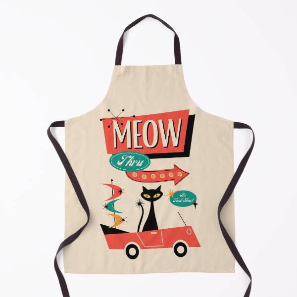 Item preview, Mid Century Modern Atomic Cat Drive Thru designed and sold by Volt Junkies.