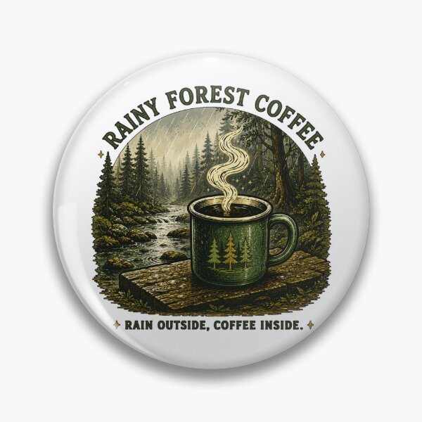 Item preview, Forest Coffee | Vintage Nature Coffee Lover Design designed and sold by Bz CoffeeFlow.