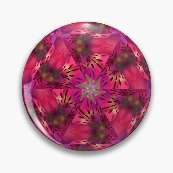Item preview, Pink Blossom Triangle Pattern designed and sold by SilentBloomLab.
