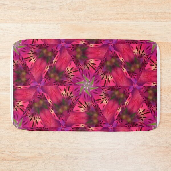 Item preview, Pink Blossom Triangle Pattern designed and sold by SilentBloomLab.