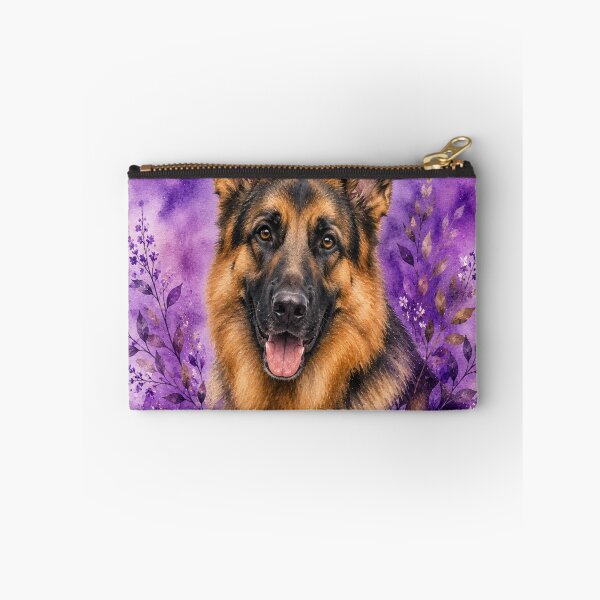 Item preview, German Shepherd Watercolor Purple | Dog Lover Artistic T-Shirt designed and sold by TimberTail8.