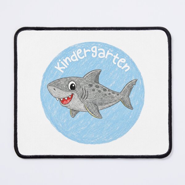 Item preview, Cute Kindergarten Shark – Back to School Illustration designed and sold by MaxMeadowsTees.