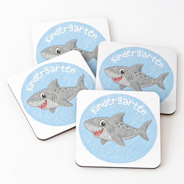 Item preview, Cute Kindergarten Shark – Back to School Illustration designed and sold by MaxMeadowsTees.