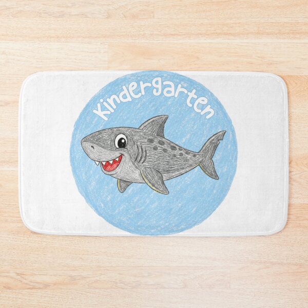 Item preview, Cute Kindergarten Shark – Back to School Illustration designed and sold by MaxMeadowsTees.