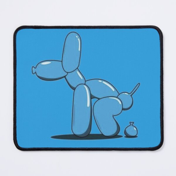 Item preview, Colorful Balloon Dog Pop Art: Aesthetic Balloon Animal Silhouette and Modern Sculptures Fan Art designed and sold by benja-08.