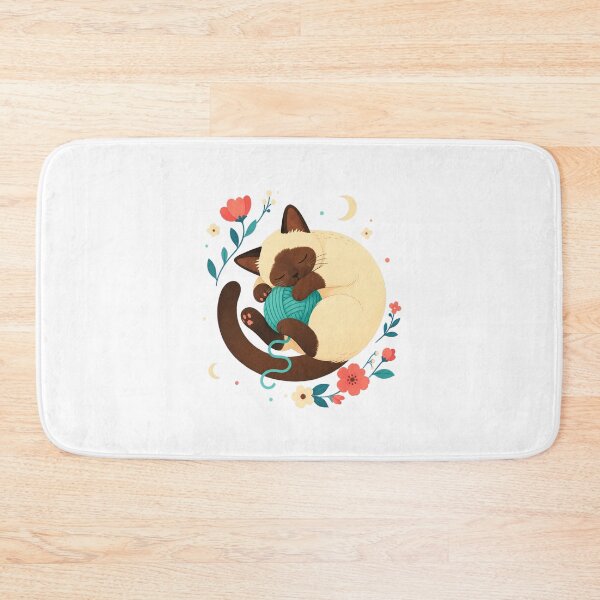 Item preview, Turquoise-Eyed Siamese Cat | Modern Feline Art designed and sold by AMICO77.