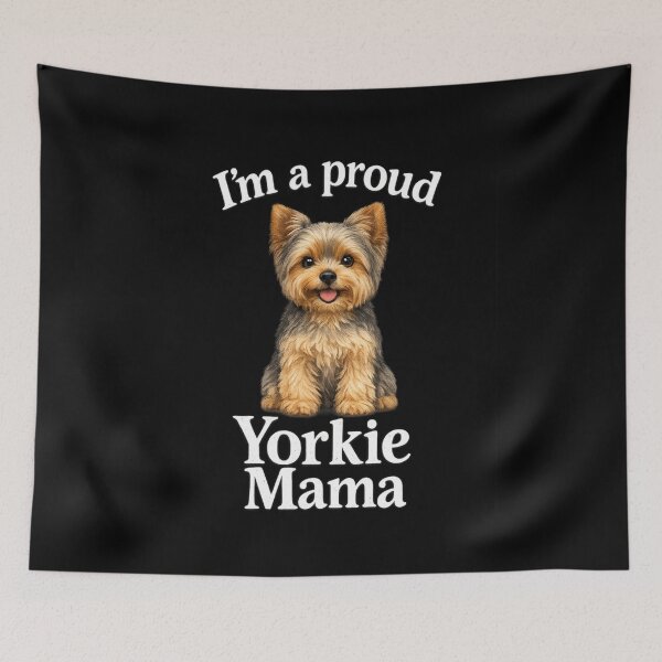 Item preview, Yorkie Mom Women Girls Yorkshire Terrier Owner T-Shirt | Cute Yorkie Dog Lover Graphic Gift designed and sold by Trendably.