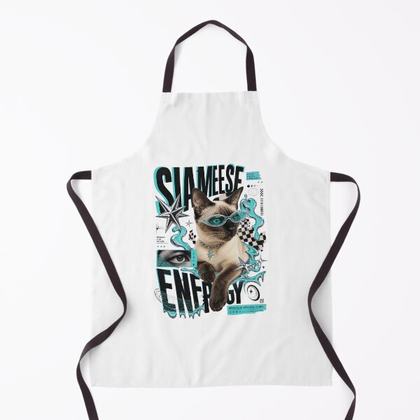 Item preview, Turquoise-Eyed Siamese Cat | Modern Feline Art designed and sold by AMICO77.